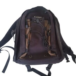 Canon 200 EG Black and Olive Green Backpack Style Camera Bag